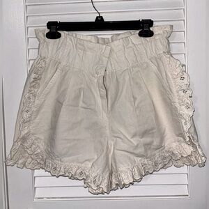 Sea New York Cream High Waist Women Shorts